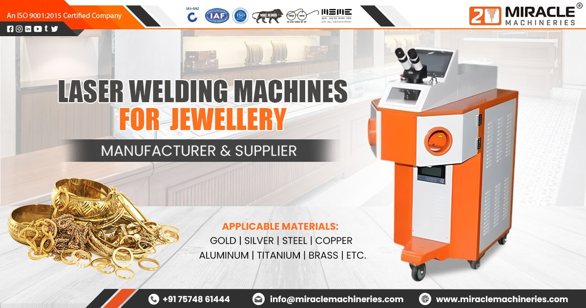 Laser Welding Machines for Jewellery in Hyderabad