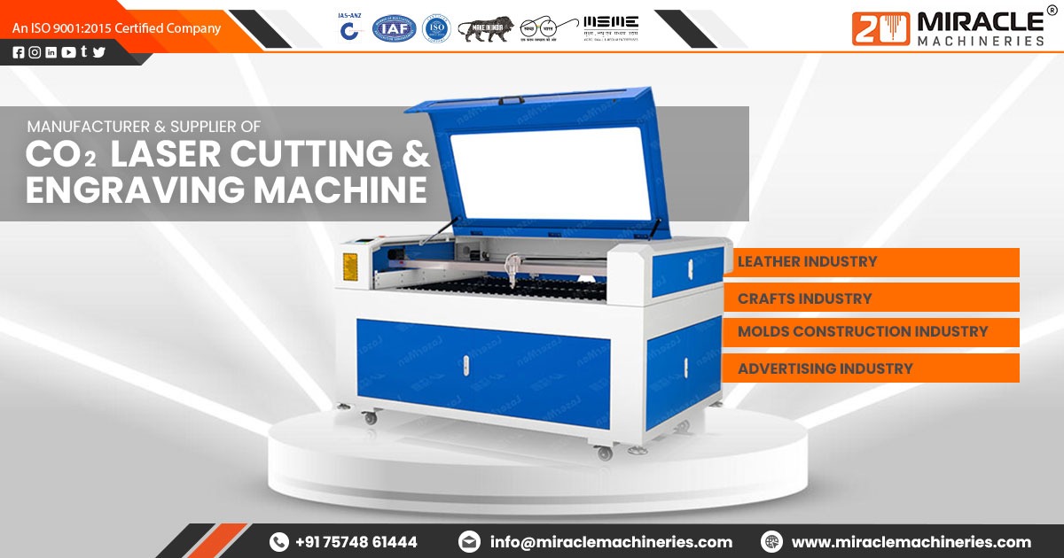 Supplier of CO2 Laser Cutting and Engraving Machine in Pune