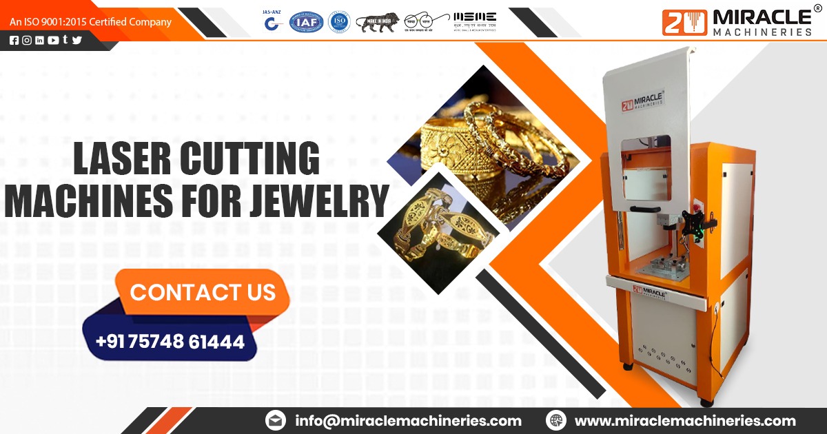 Laser Cutting Machine for Jewelry in Vadodara