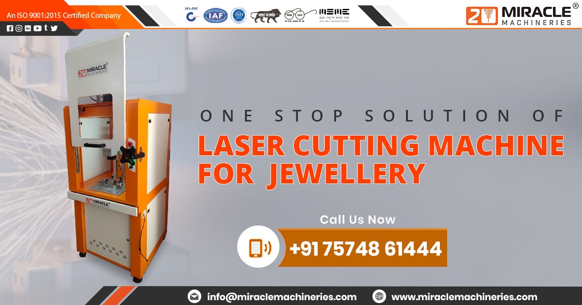 Manufacturer of Jewellery Laser Cutting Machine