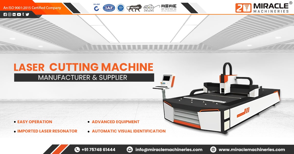 Laser Cutting Machines Supplier in Kolkata