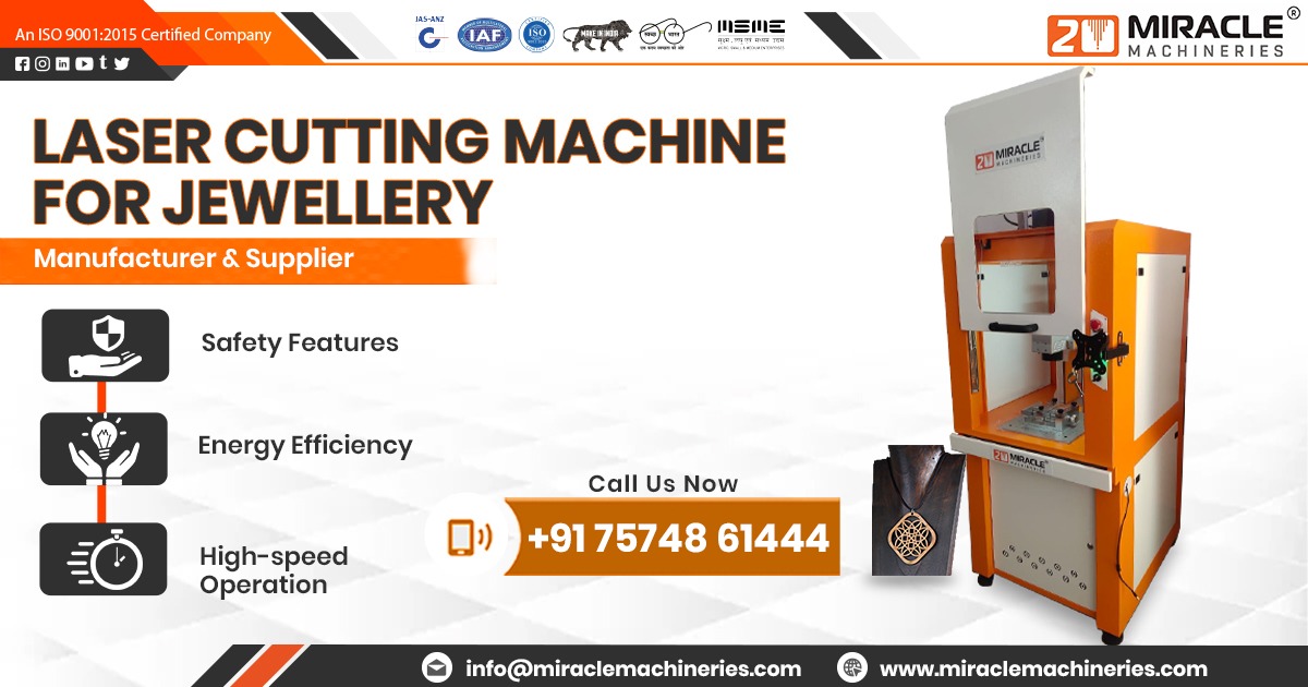 Jewellery Laser Cutting Machine Manufacturer