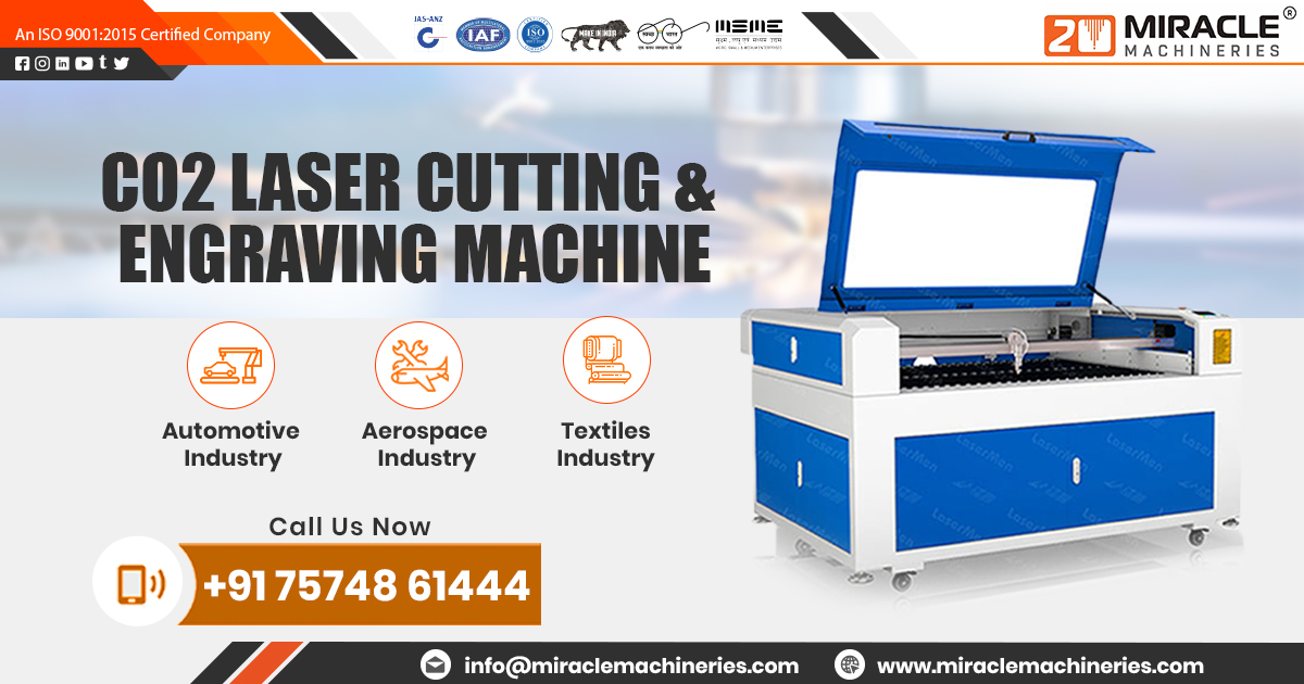 Supplier of CO2 Laser Cutting and Engraving Machine