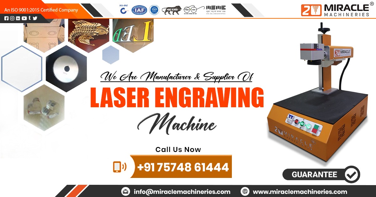 Manufacturer of Laser Engraving Machine for Metal