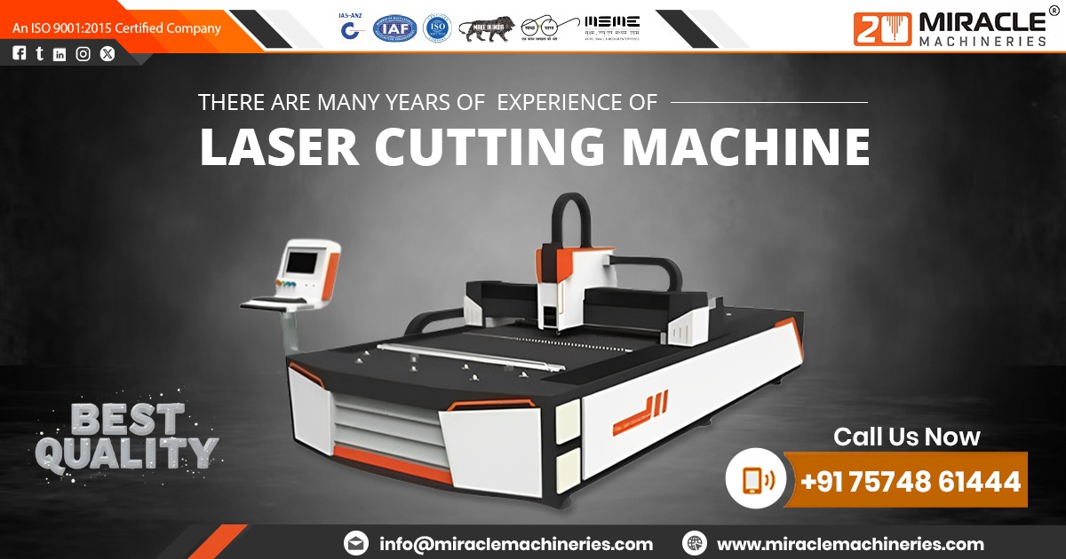 Manufacturer of Laser Cutting Machine for Wooden