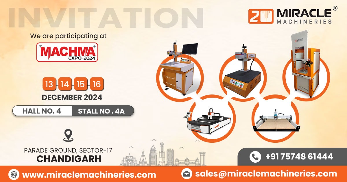 Join Miracle Machineries at Machma Expo 2024!