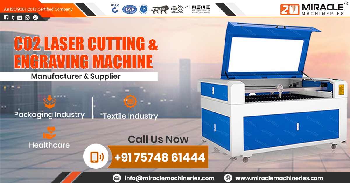 Manufacturer of Co2 Laser Cutting and Engraving Machine for Aluminium