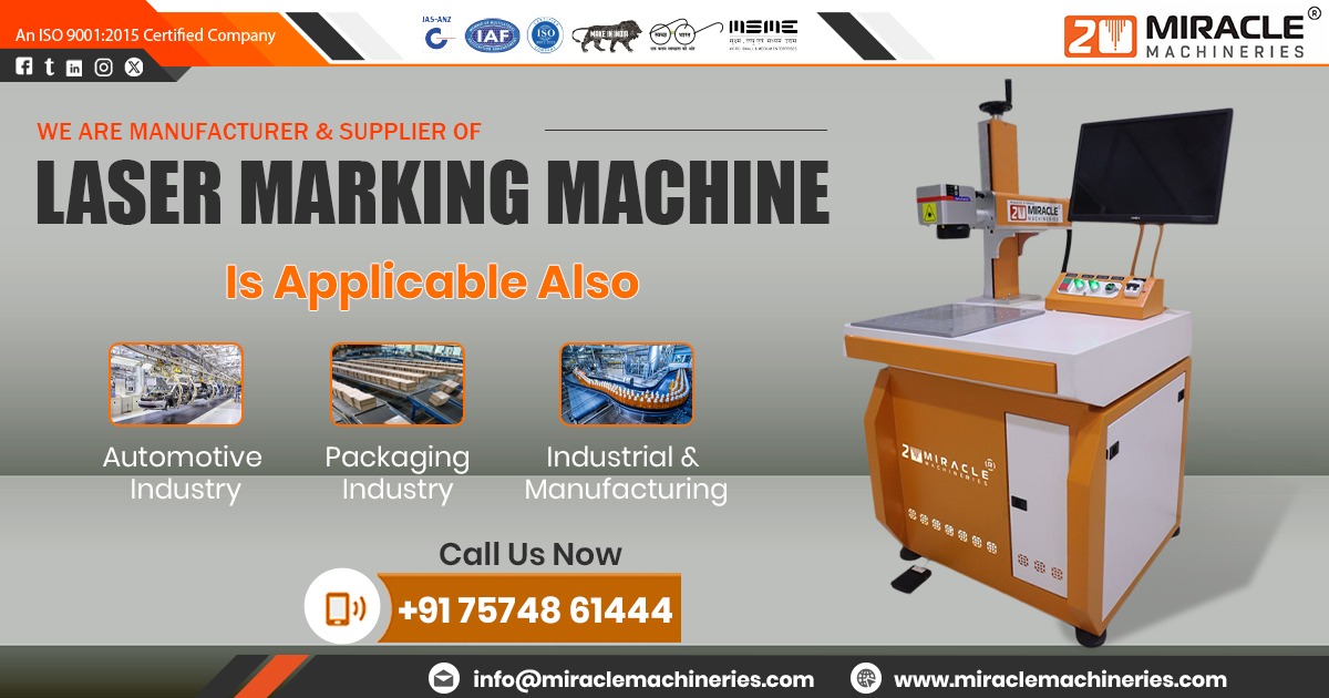 Manufacturer of Laser Marking Machine for Leather