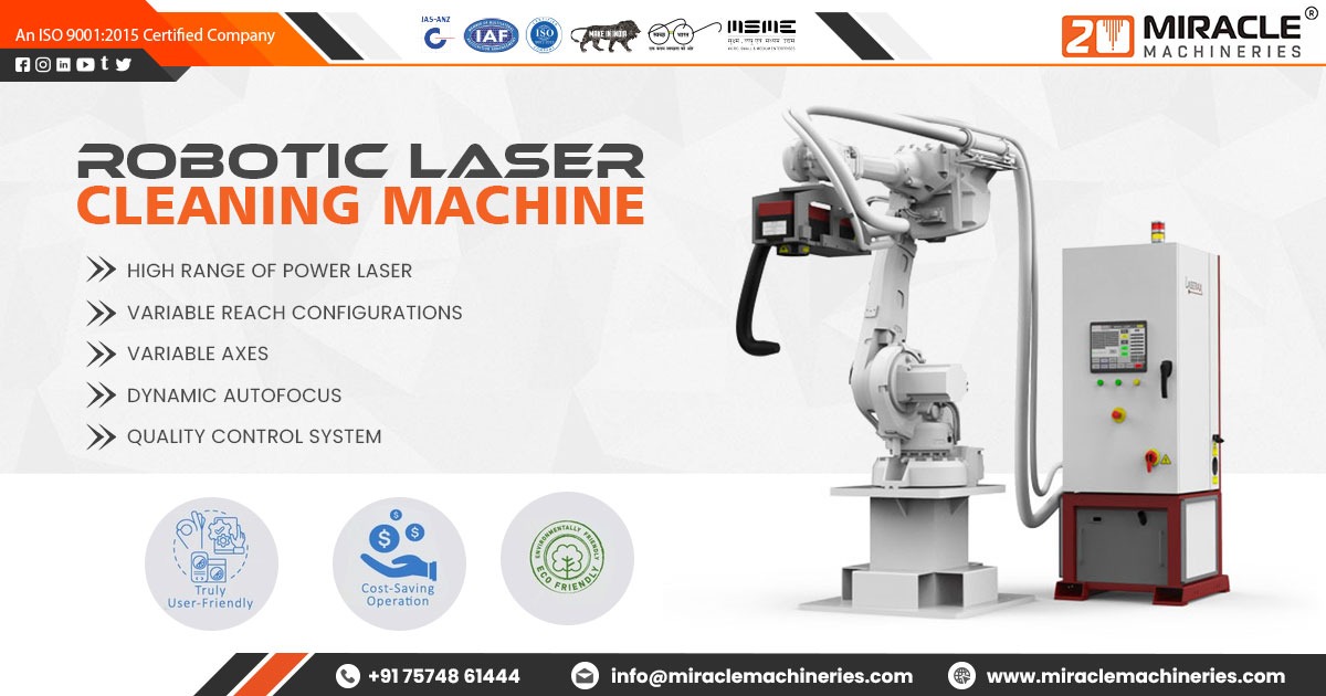 Robotic Laser Cleaning Machines Manufacturer in Ahmedabad