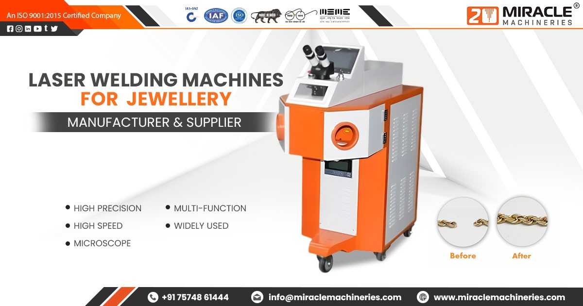 Laser Welding Machines For Jewellery in Bengaluru