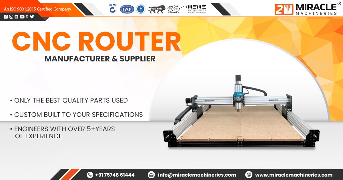 Supplier of CNC Routers in Kolkata