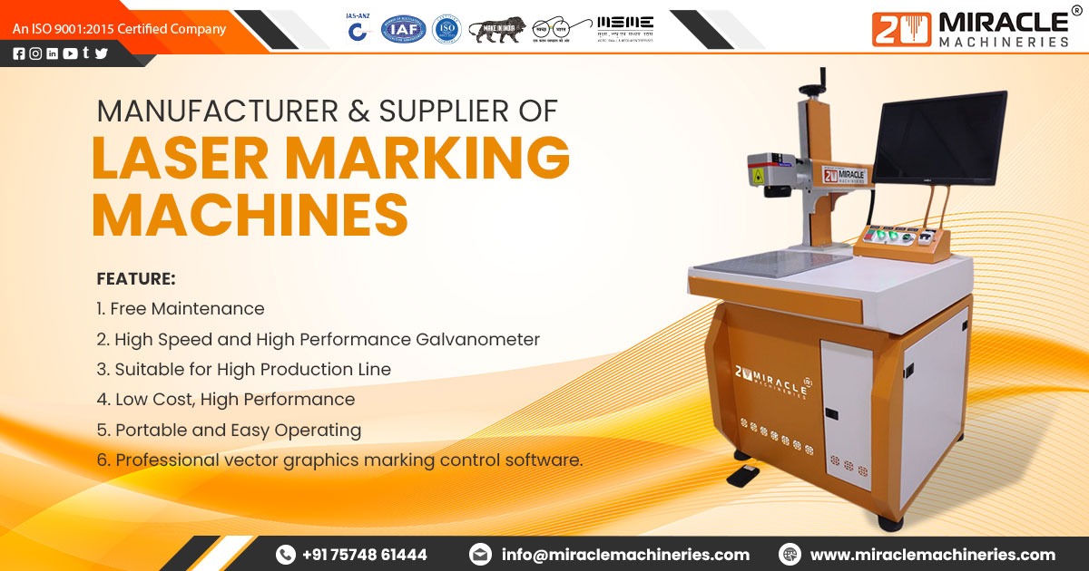 Supplier of Laser Marking Machine in Kolkata
