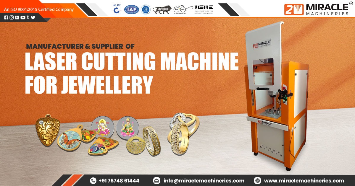 Supplier of Laser Cutting Machine for Jewellery in Rajkot