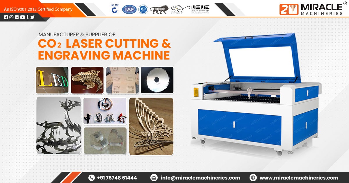 Supplier of CO2 Laser Cutting and Engraving Machine