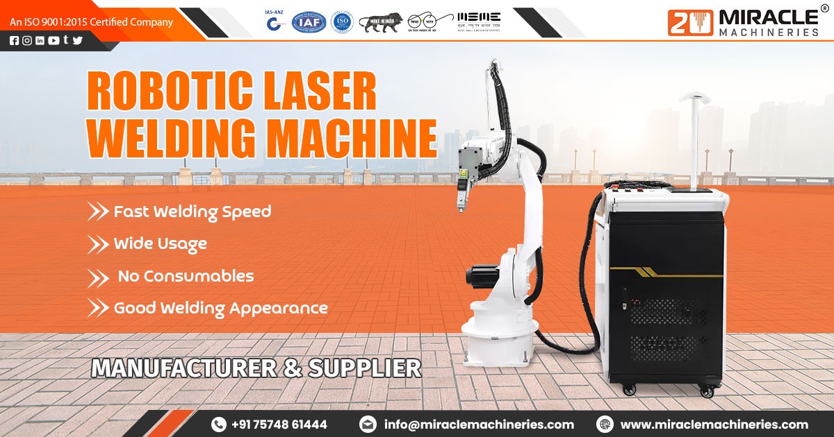 Supplier of Robotic Laser Welding Machine in Chennai