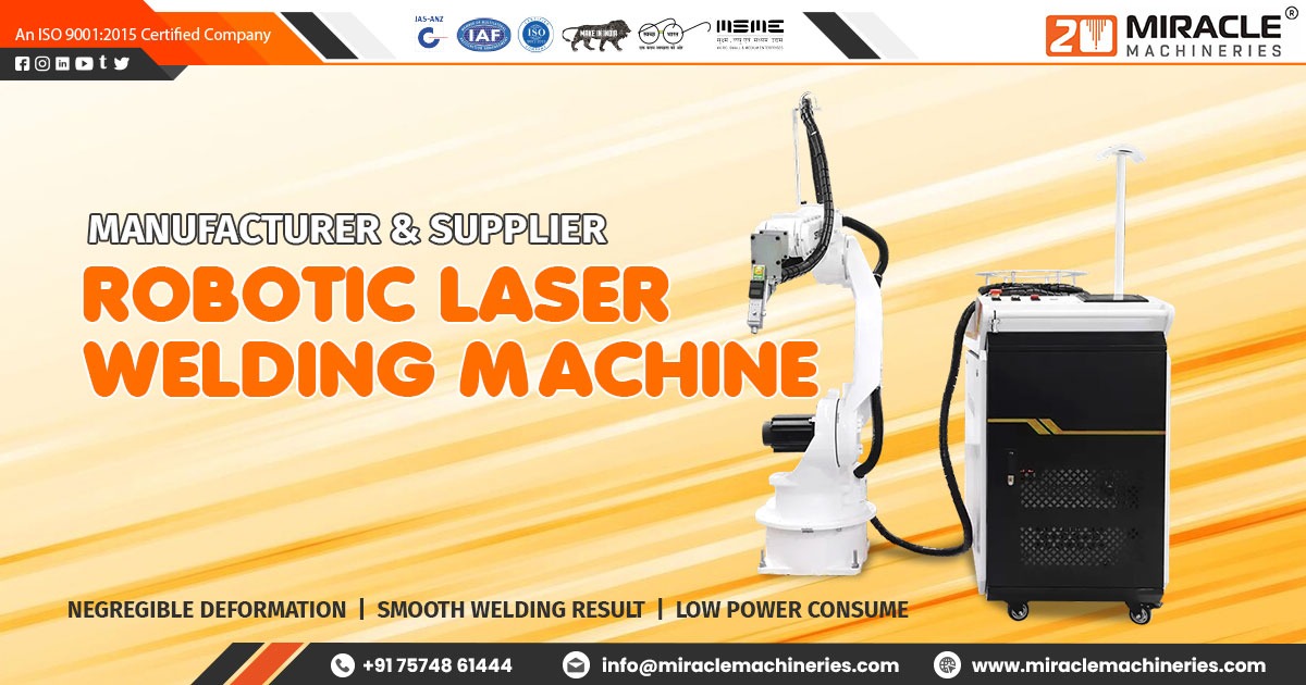 Top Supplier of Robotic Laser Welding Machine in Chennai