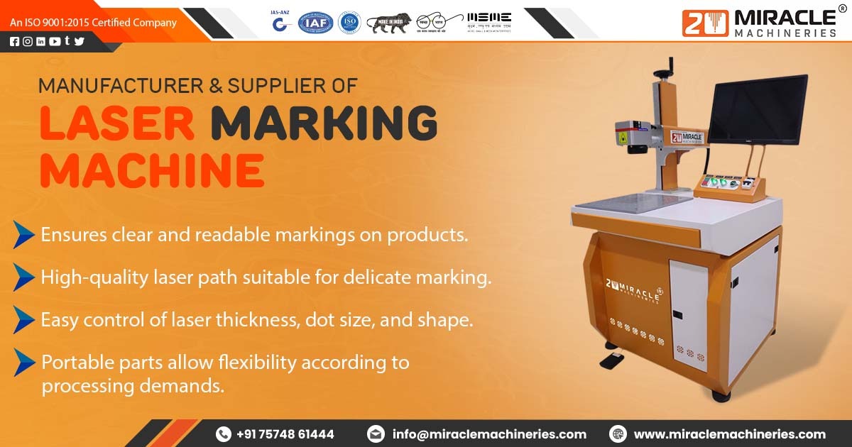 Supplier of Laser Marking Machine in Bengaluru