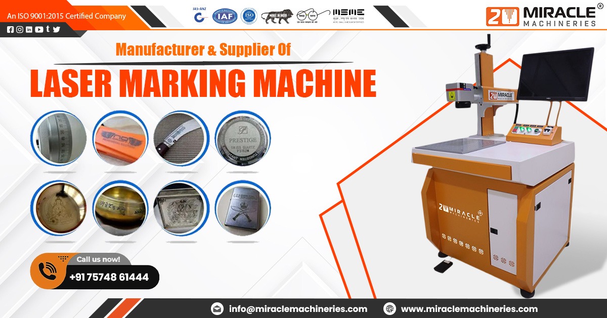 Supplier of Laser Marking Machine in Tamil Nadu