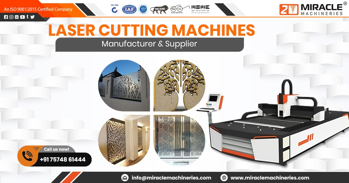 Supplier of Laser Cutting Machine in Gujarat
