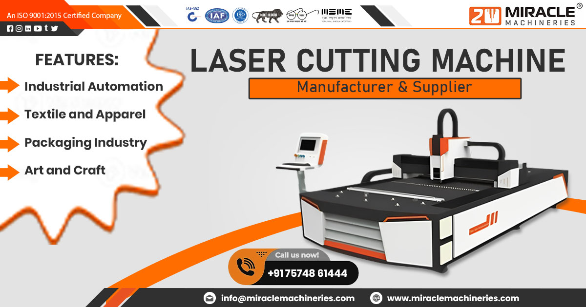 Supplier of Laser Cutting Machine in Ludhiana