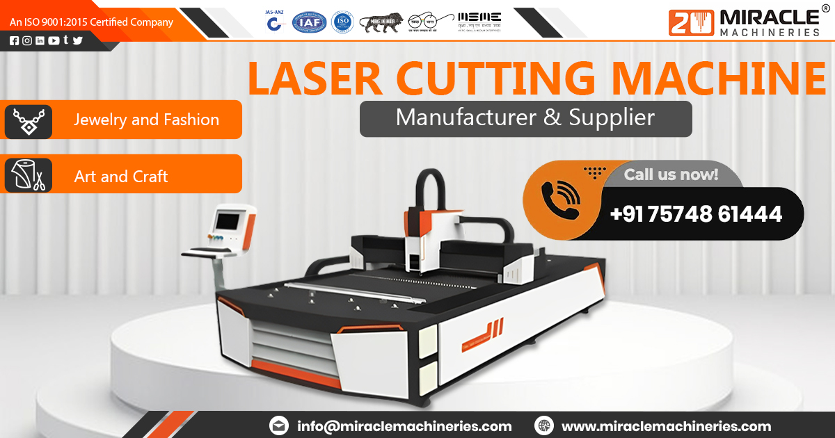 Supplier of Laser Cutting Machine in Uttar Pradesh