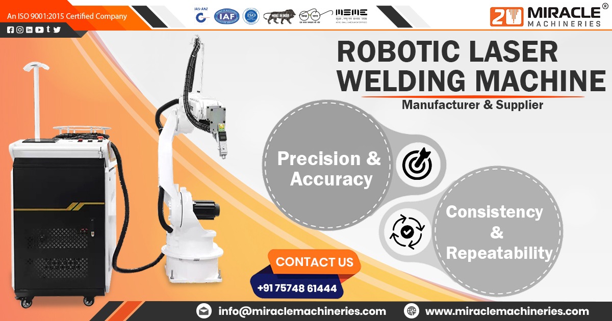 Supplier of Robotic Laser Welding Machine in Surat