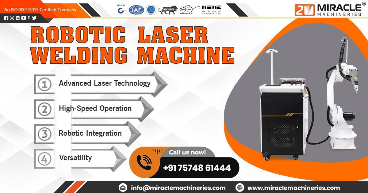 Supplier of Robotic Laser Welding Machine in Delhi