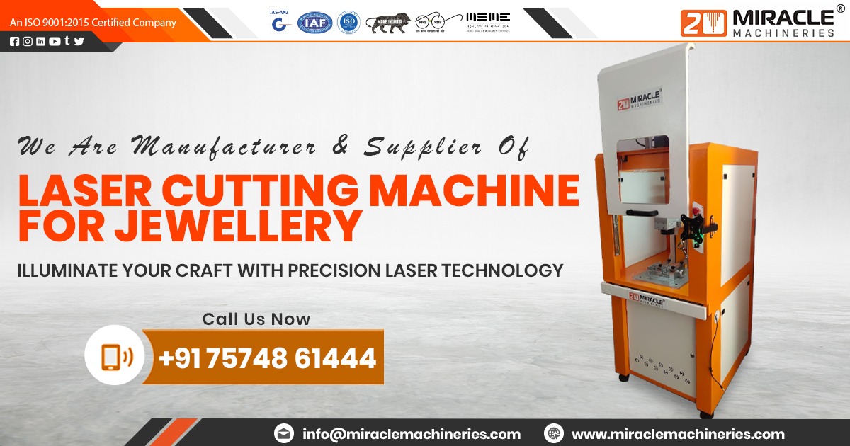 Supplier of Laser Cutting Machine for Jewellery