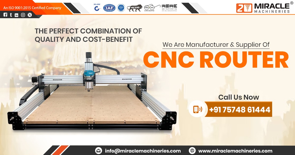 Manufacturer of CNC Wood Router Machine