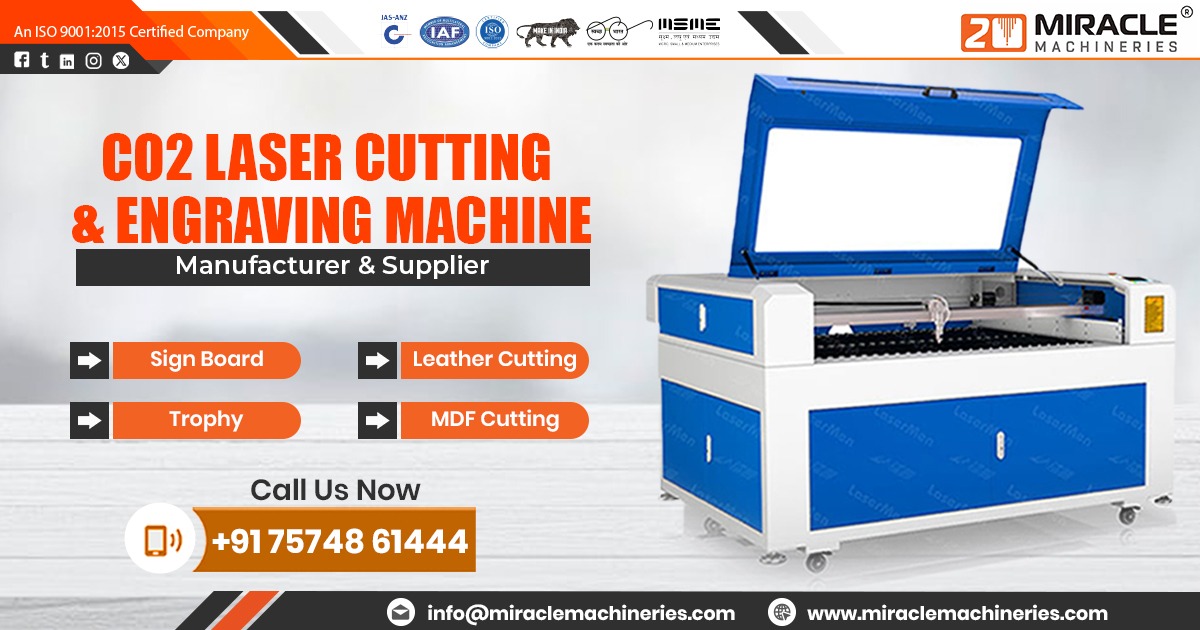 Supplier of Co2 Laser Cutting and Engraving Machine