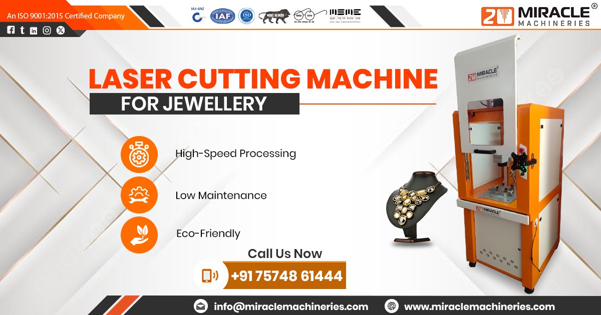 Laser Cutting Machine for Jewellery