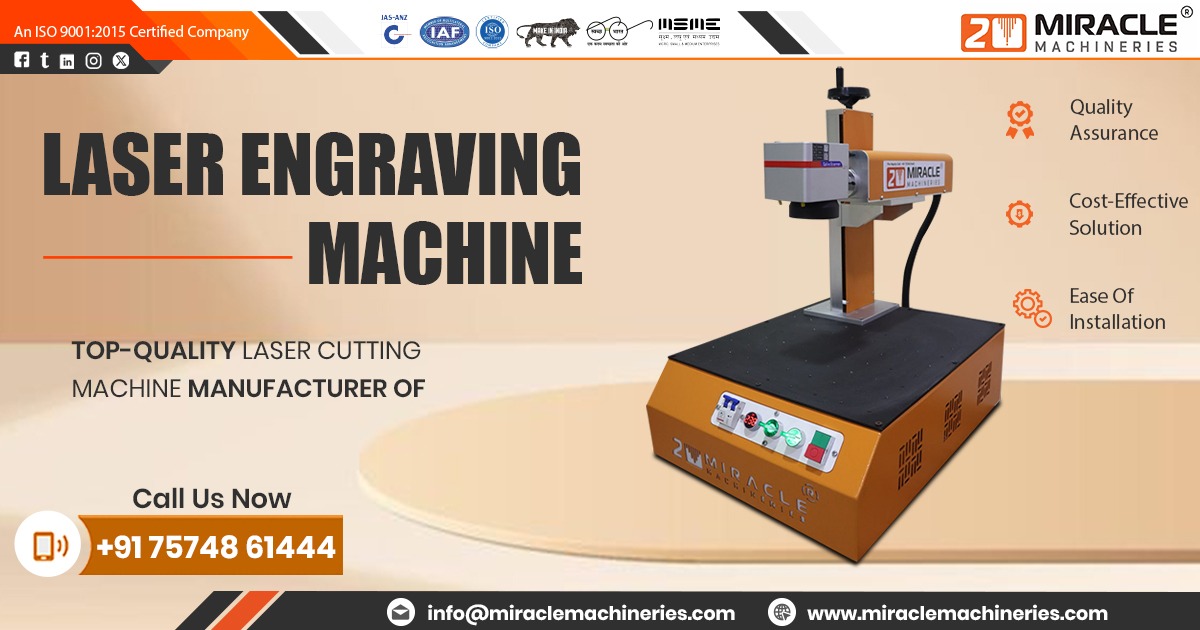 Supplier of Laser Engraving Machine in Gujarat