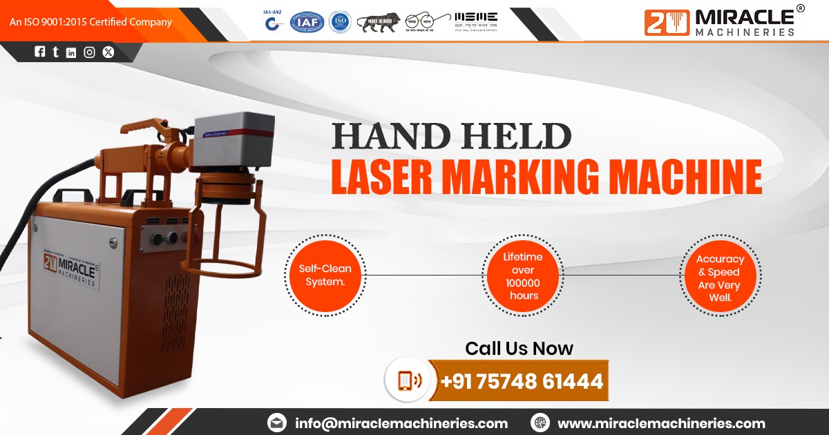 Supplier of Hand Held Laser Marking Machine in Odisha