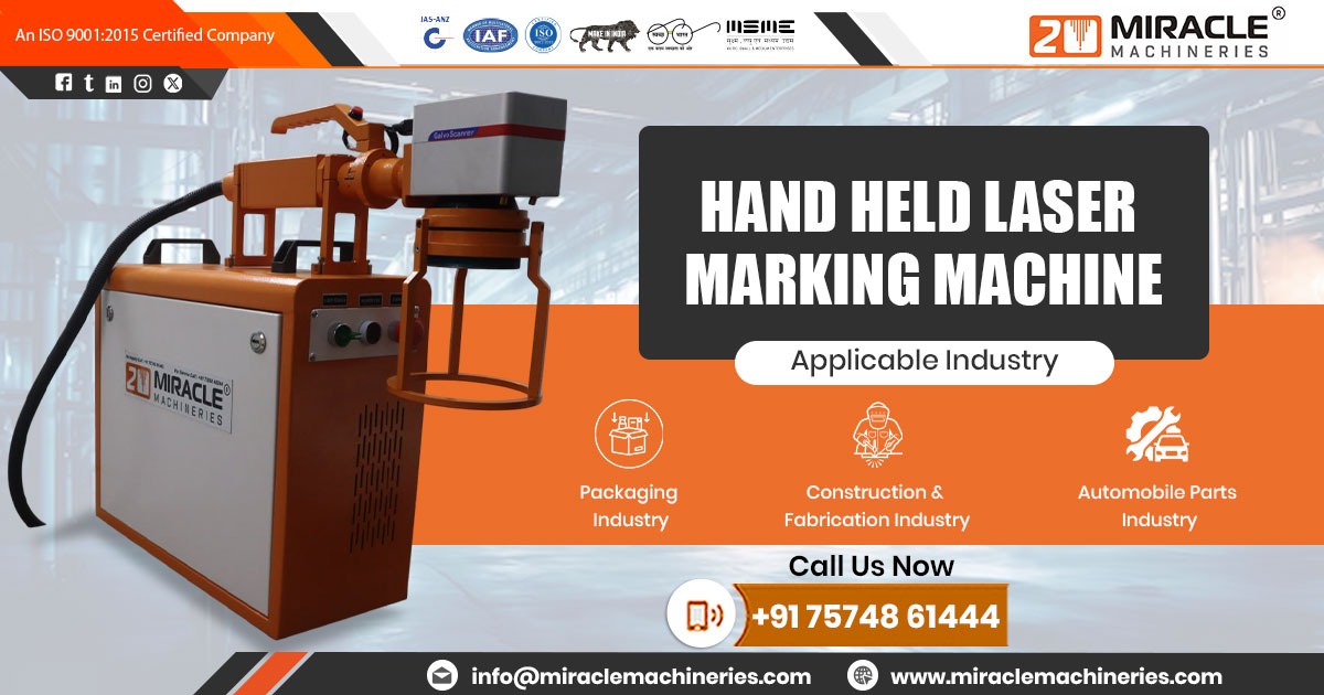 Hand Held Laser Marking Machine in Jharkhand