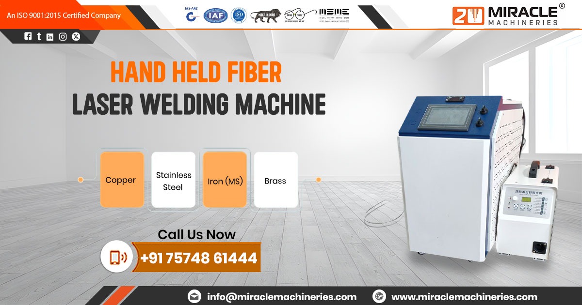 Hand Held Fiber Laser Welding Machine in Madhya Pradesh