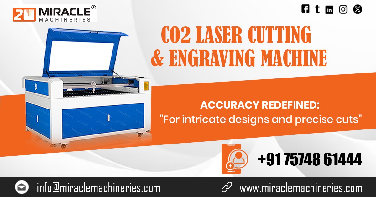 CO2 Laser Cutting and Engraving Machine in Ahmedabad