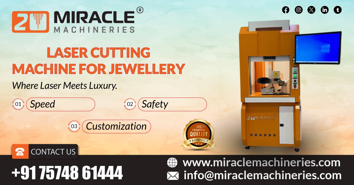 Laser Cutting Machine for Jewellery in Odisha