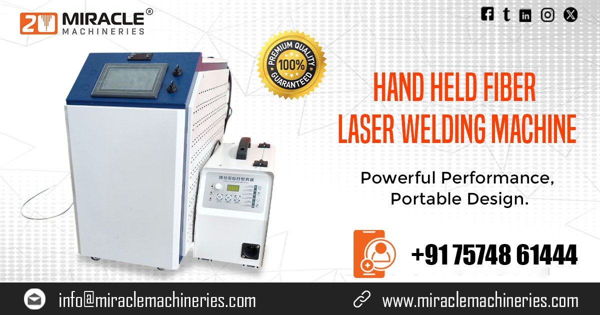 Hand Held Fiber Laser Welding Machine in Rajasthan