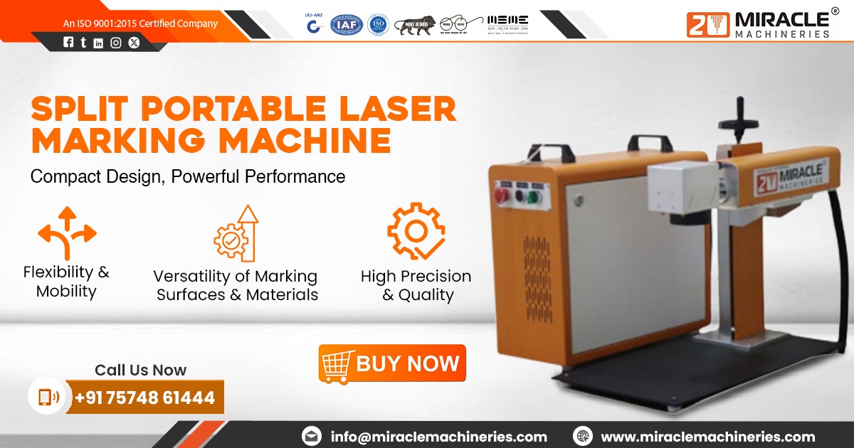 Split Portable Laser Marking Machine in Telangana