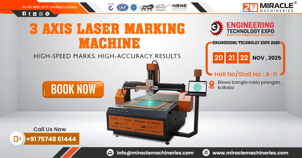 3 Axis Laser Marking Machine in Gujarat