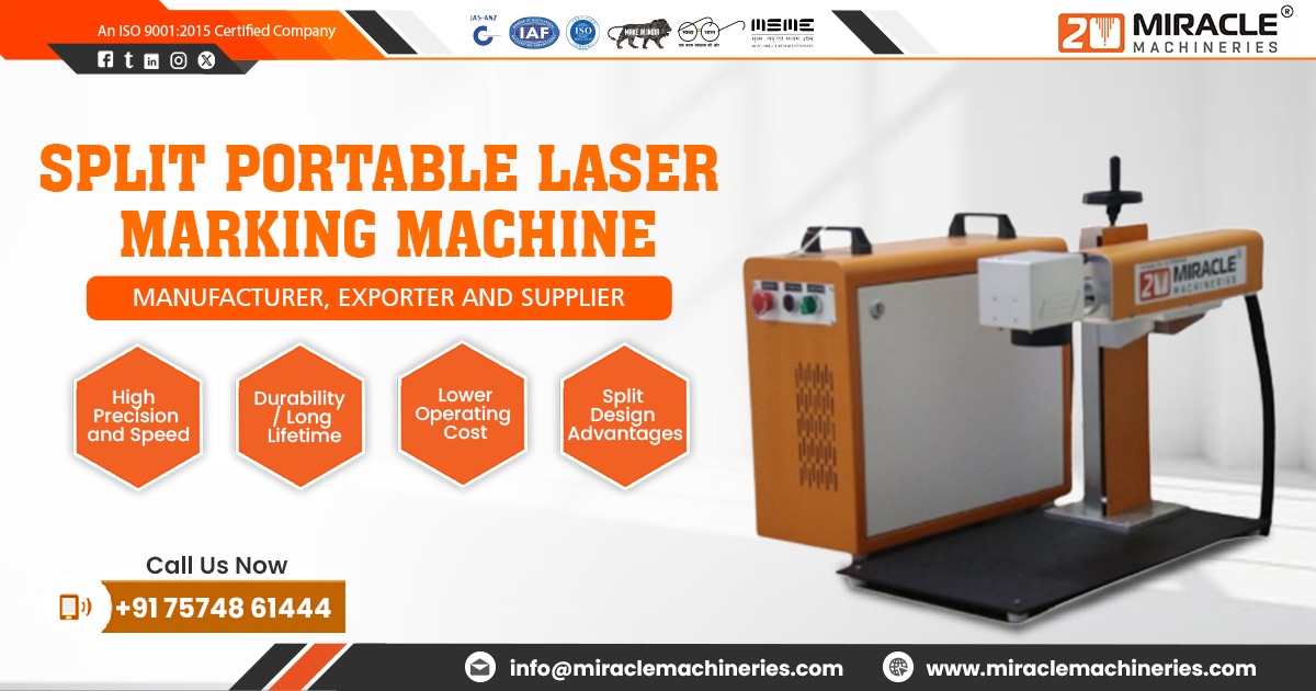 Split Portable Laser Marking Machine in Kerala