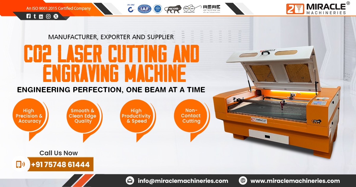CO2 Laser Cutting and Engraving Machine in Jharkhand