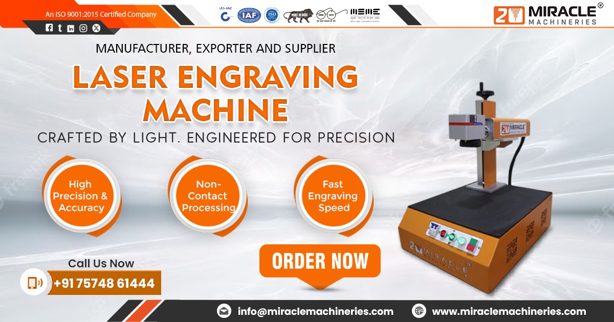 Supplier of Laser Engraving Machine in Ahmedabad