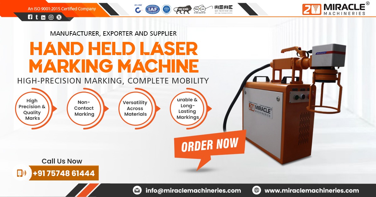 Hand Held Laser Marking Machine in Rajasthan