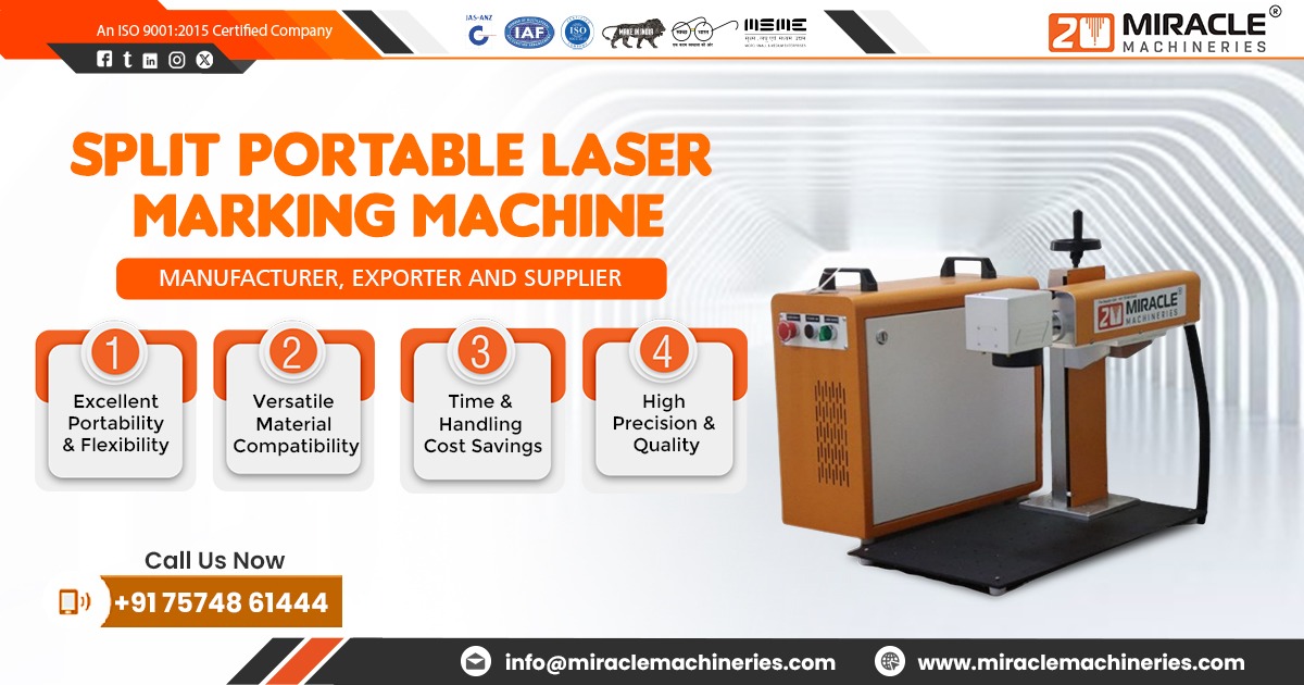 Split Portable Laser Marking Machine in Karnataka