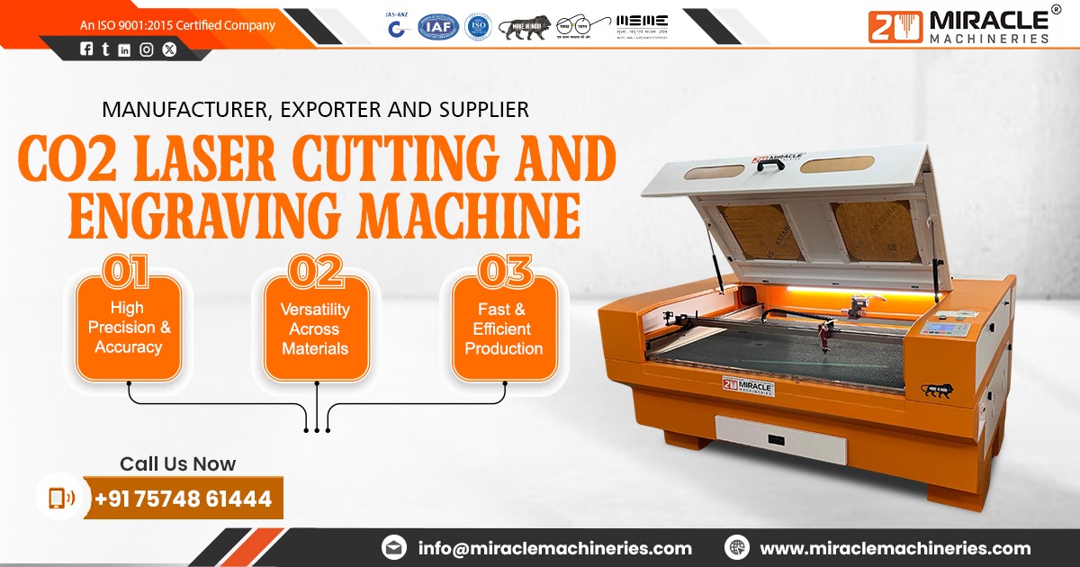 CO2 Laser Cutting and Engraving Machine in Haryana