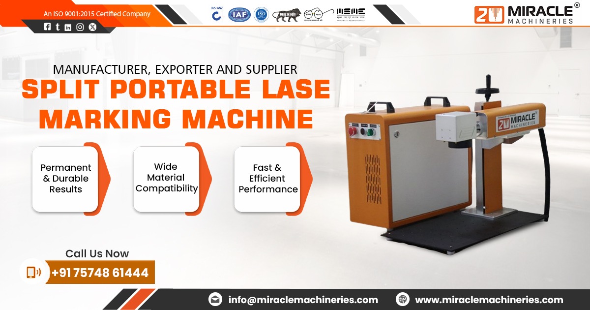 Split Portable Laser Marking Machine in Bihar