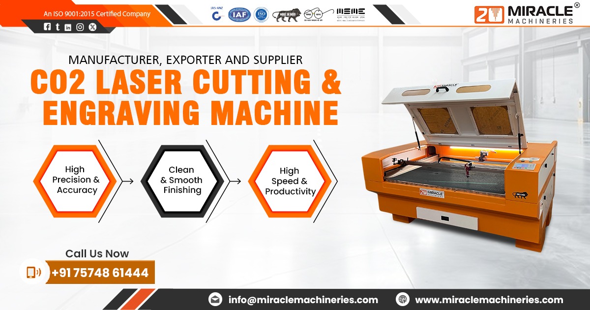 CO2 Laser Cutting and Engraving Machine in Bihar