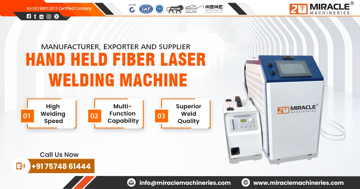 Hand Held Fiber Laser Welding Machine in Ahmedabad