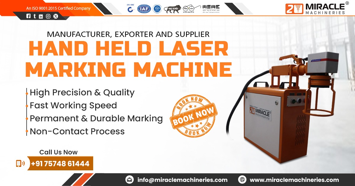 Hand Held Laser Marking Machine Manufacturer in Ahmedabad